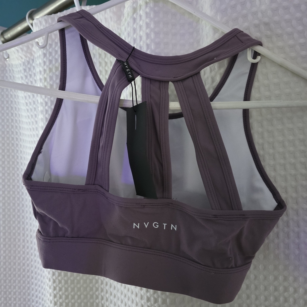 NVGTN Women's Mauve Sports Bra